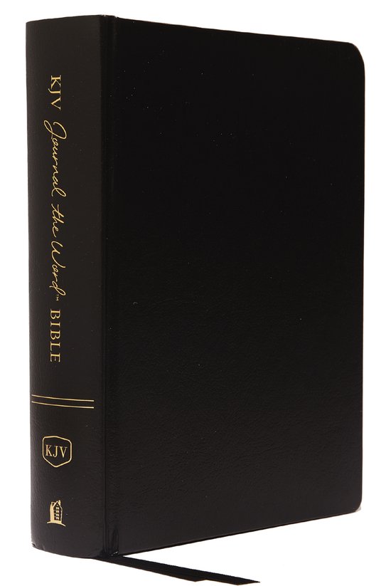 KJV Journal the Word Bible, Reflect, Journal or Create Art Next to Your Favorite Verses (Black Hardcover, Red Letter, Comfort Print: King James Version Holy Bible)