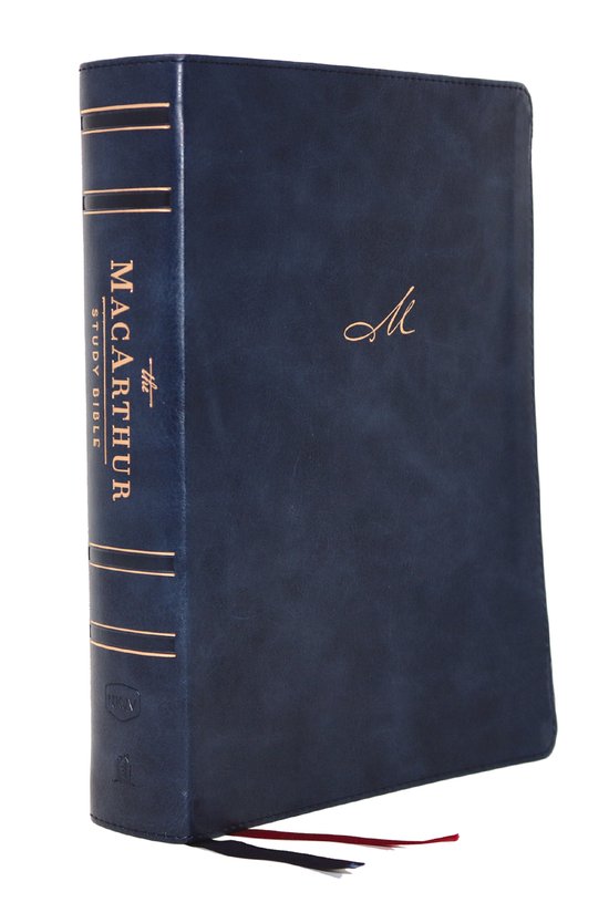 NKJV, MacArthur Study Bible, 2nd Edition, Leathersoft, Blue, Comfort Print