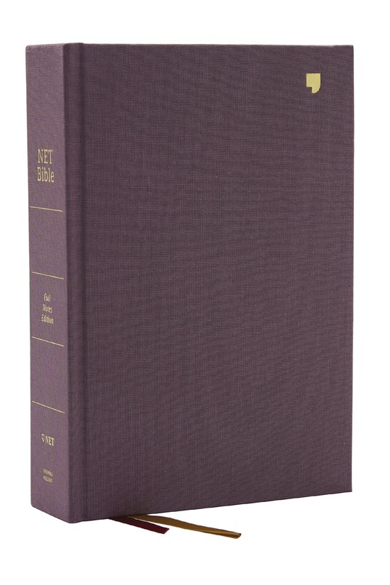 NET Bible, Fullnotes Edition, Cloth over Board, Gray, Comfort Print Holy Bible