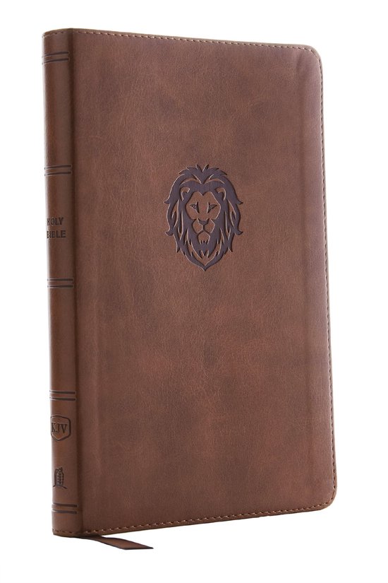 KJV, Thinline Bible Youth Edition, Leathersoft, Brown, Red Letter Edition, Comfort Print