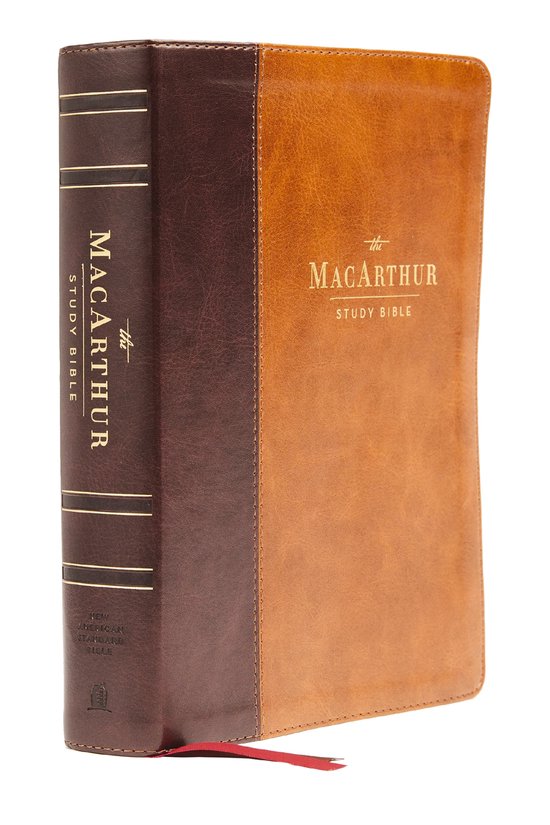 NASB, MacArthur Study Bible, 2nd Edition, Leathersoft, Brown, Comfort Print