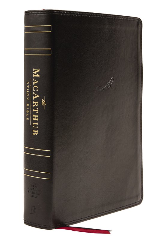 NASB, MacArthur Study Bible, 2nd Edition, Leathersoft, Black, Thumb Indexed, Comfort Print