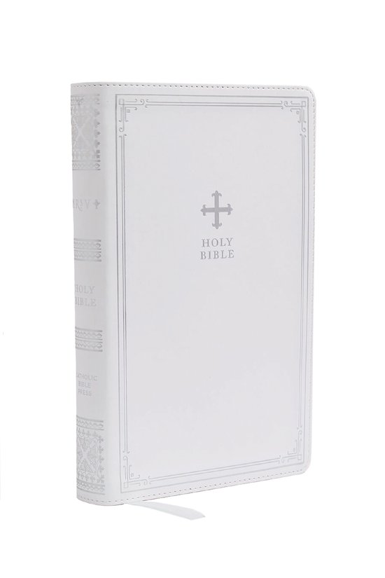 NRSV, Catholic Bible, Gift Edition, Leathersoft, White, Comfort Print