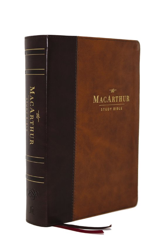 ESV, MacArthur Study Bible, 2nd Edition, Leathersoft, Brown