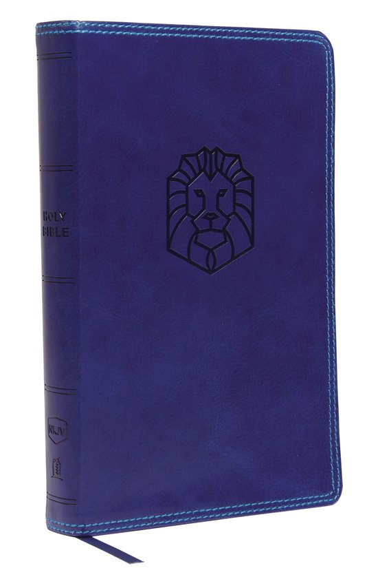 NKJV, Holy Bible for Kids, Leathersoft, Blue, Comfort Print