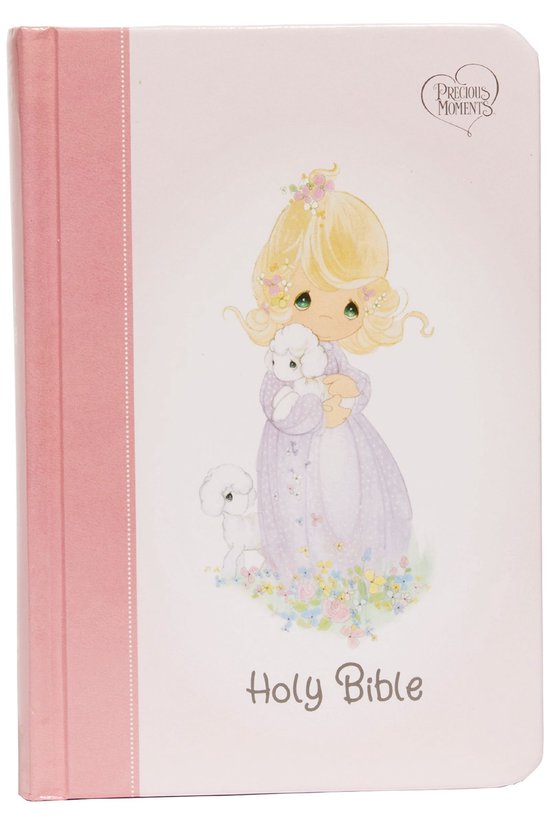 NKJV, Precious Moments Small Hands Bible, Pink, Hardcover, Comfort Print Holy Bible, New King James Version