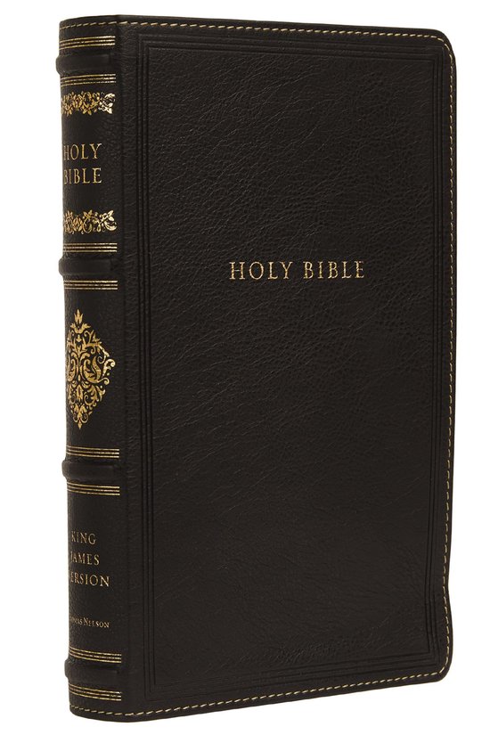 KJV, Personal Size Reference Bible, Sovereign Collection, Leathersoft, Black, Red Letter, Comfort Print