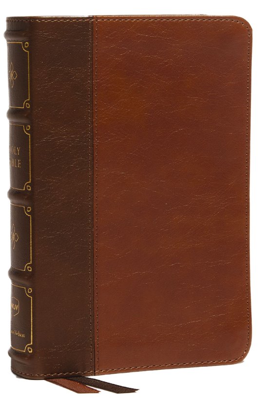 NKJV, Compact Bible, Maclaren Series, Leathersoft, Brown, Comfort Print