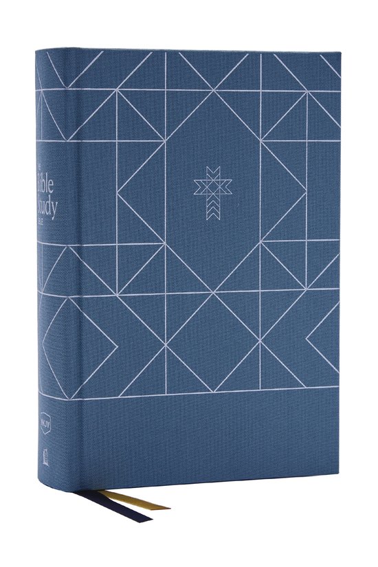 NKJV, The Bible Study Bible, Cloth over Board, Blue, Comfort Print