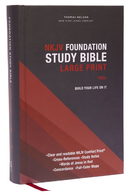 Thomas Nelson: Nkjv, Foundation Study Bible, Large Print, Ha