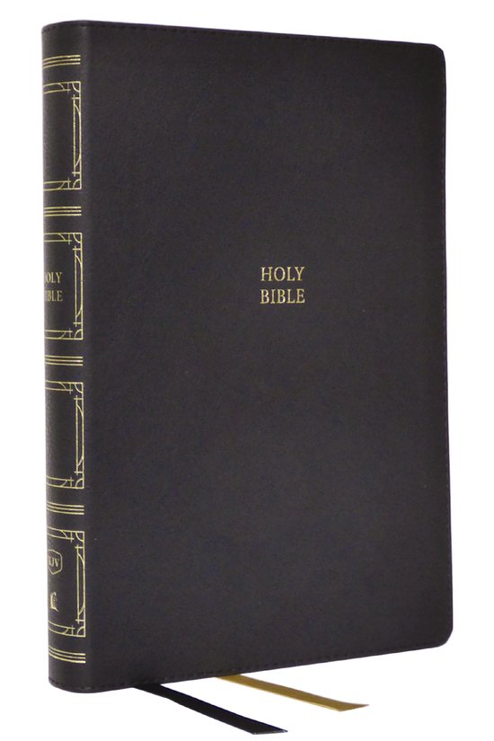 KJV Holy Bible: Paragraph-style Large Print Thinline with 43,000 Cross References, Black Leathersoft, Red Letter, Comfort Print: King James Version