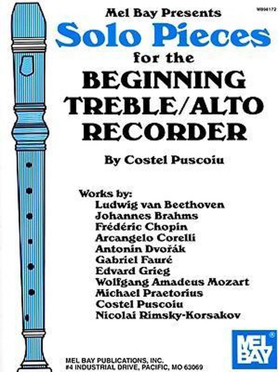 Solo Pieces For The Beginning Treble/Alto Recorder