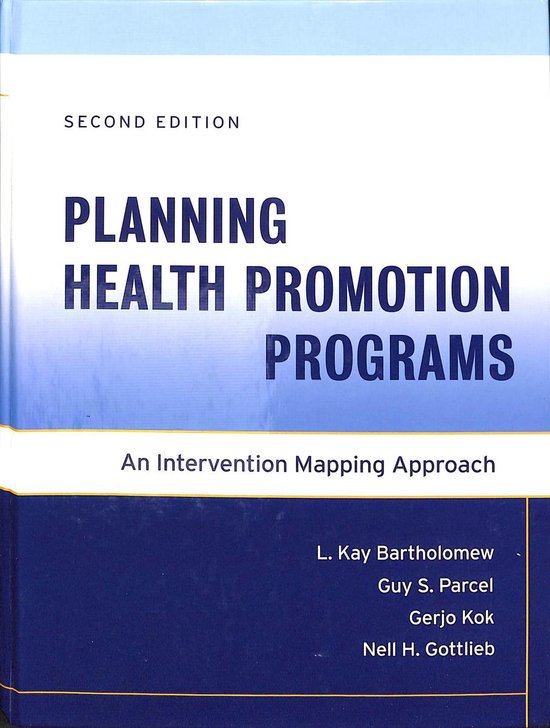 Planning Health Promotion Programs