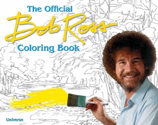 The Bob Ross Coloring Book