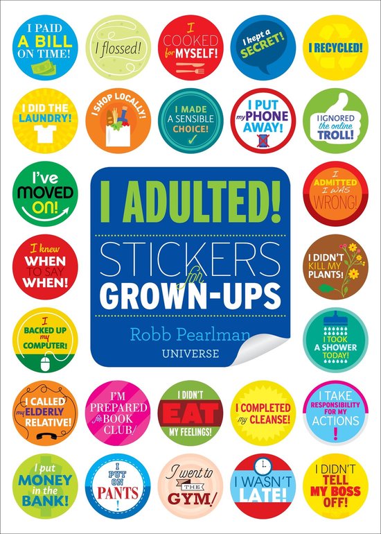 I Adulted Stickers for GrownUps