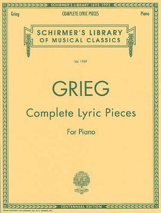 Complete Lyric Pieces For Piano