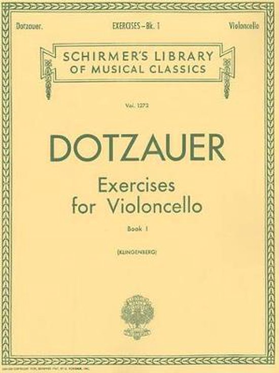 Exercises for Violoncello