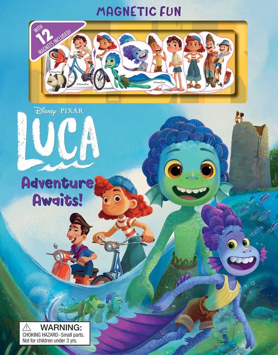 ISBN Disney Pixar: Luca: Adventure Awaits!, fiction litéraire, Anglais, Livre broché, 10 pages