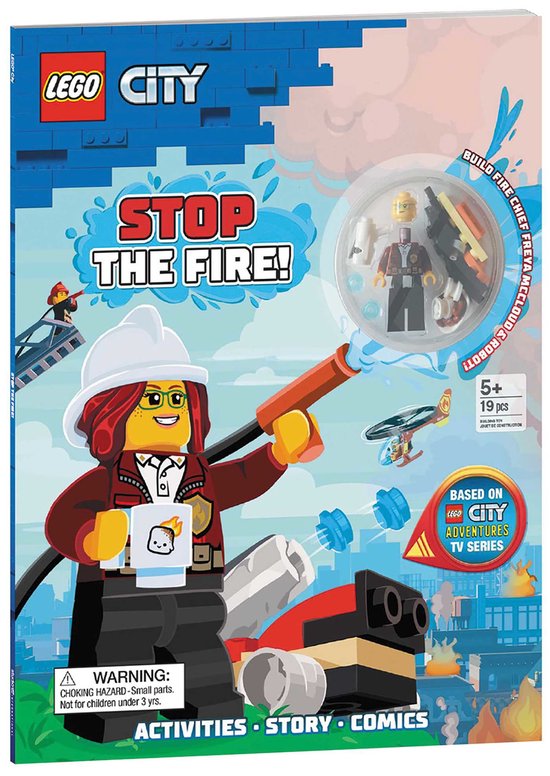 Activity Book with Minifigure- Lego City: Stop the Fire!