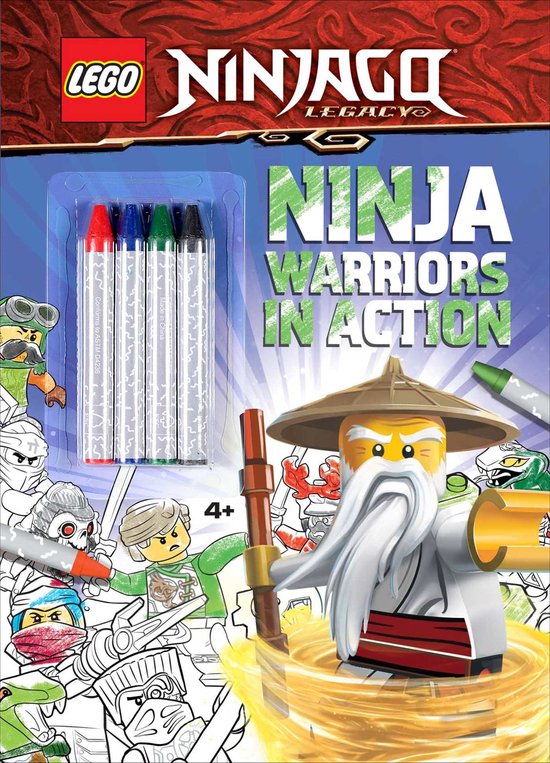 Color & Activity with Crayons- Lego Ninjago: Ninja Warriors in Action