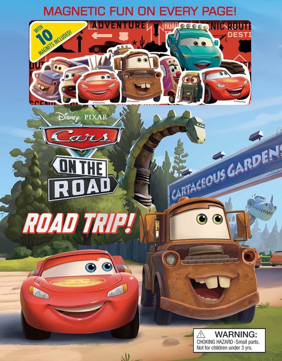 Magnetic Hardcover- Disney Pixar: Cars on the Road: Road Trip!