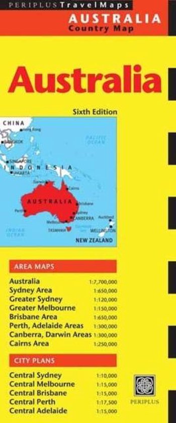 Australia Travel Map 6th EDITION