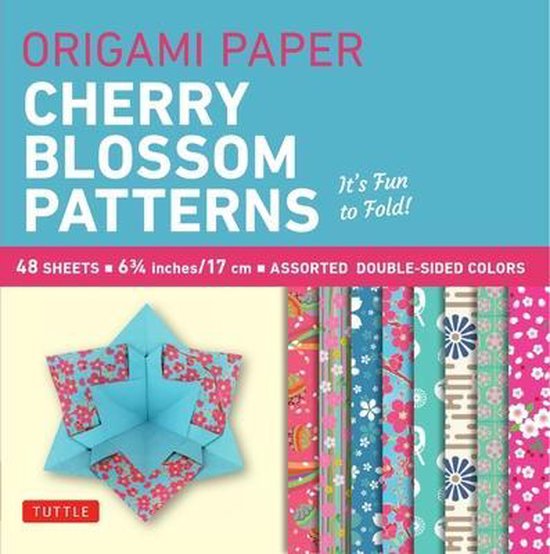 Cherry Blossoms Patterns Origami Paper