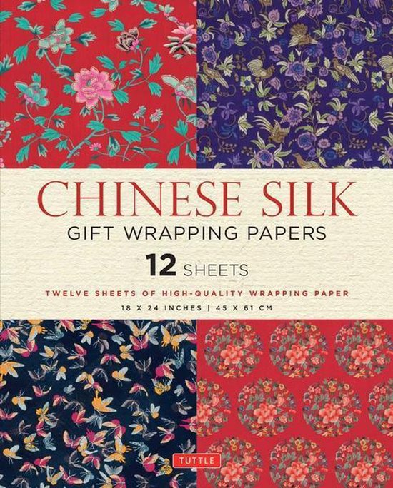 Chinese Silk Gift Wrapping Papers