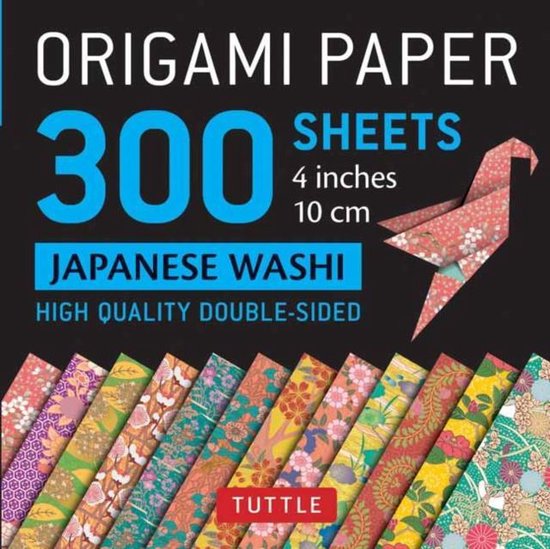 Origami Paper 300 Sheets Japanese Washi Patterns 4 (10 CM): Tuttle Origami Paper: High-Quality Double-Sided Origami Sheets Printed with 12 Different