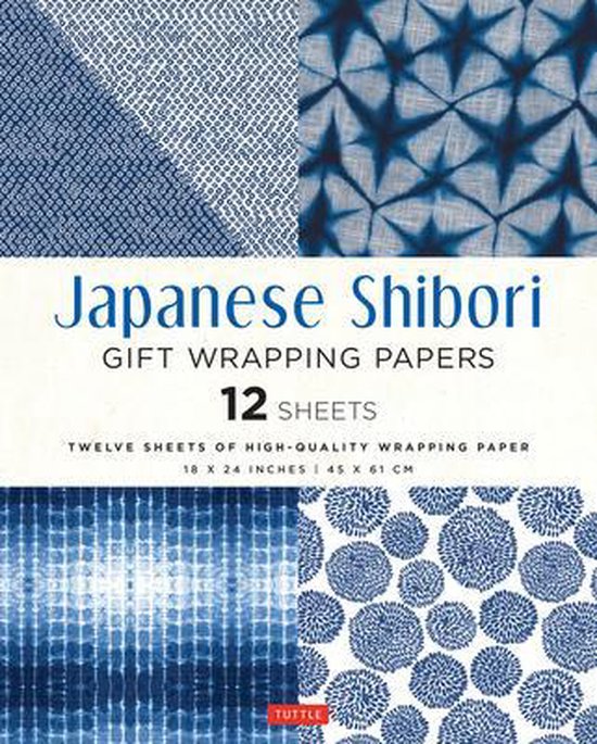 Japanese Shibori Gift Wrapping Papers 12 Sheets of HighQuality 18 x 24 45 x 61 cm Wrapping Paper