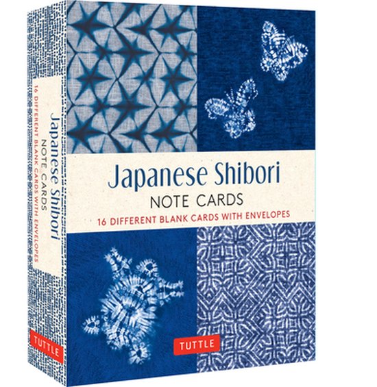 Japanese Shibori, 16 Note Cards