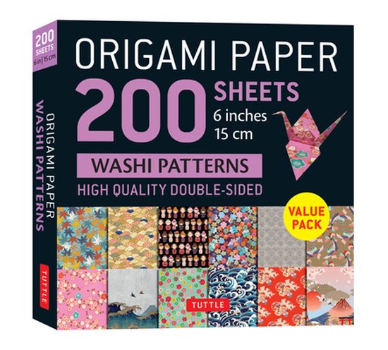 Origami Paper 200 sheets Washi Patterns 6 (15 cm)