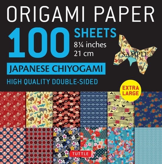 Origami Paper 100 sheets Japanese Chiyogami 8 1/4 (21 cm)