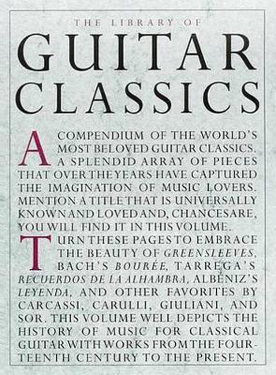 The Library Of Guitar Classics