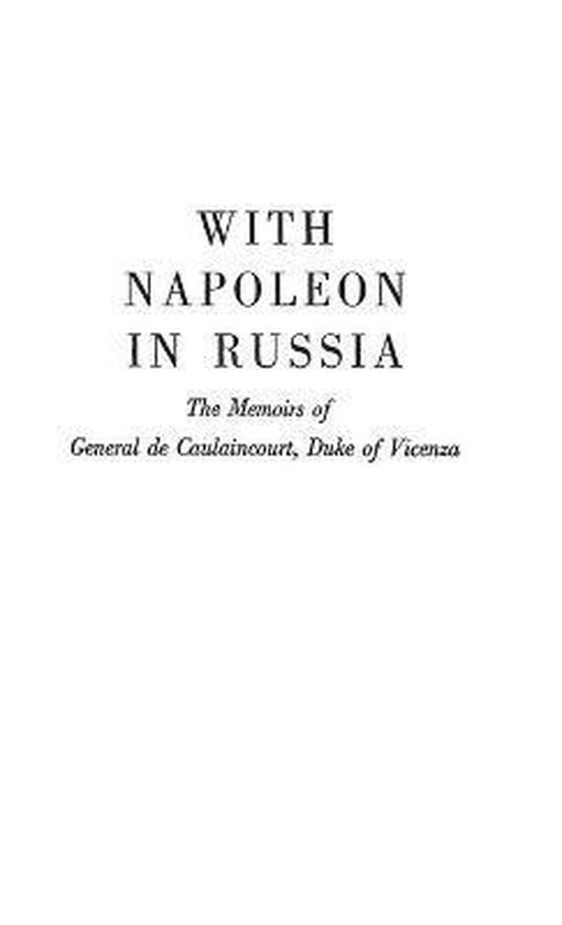 With Napoleon in Russia