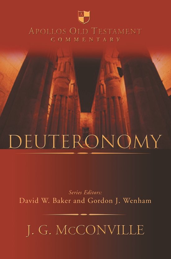 Deuteronomy An Introduction And Commentary Apollos Old Testament Commentary