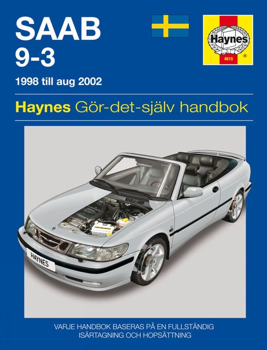 Saab 9-3 (1998 - 2002) Haynes Repair Manual (svenske utgava)