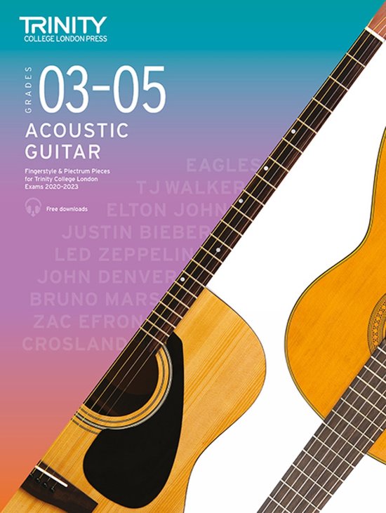 Trinity College London Acoustic Guitar Exam Pieces 2020â€“2023: Grades 3â€“5