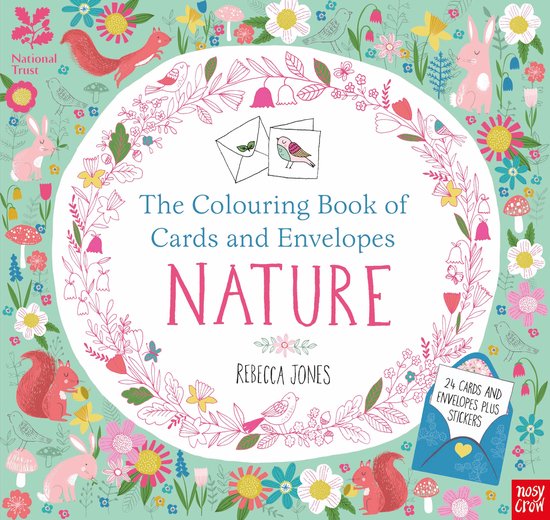 National Trust: Colouring Book Of Cards And Envelopes: Natur