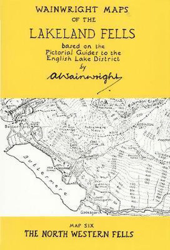 Wainwright Maps of the Lakeland Fells: Map 6