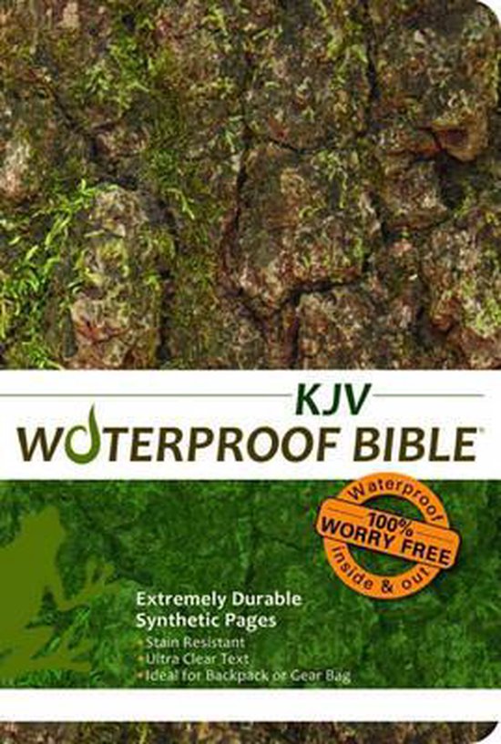 Waterproof Bible-KJV-Tree Bark