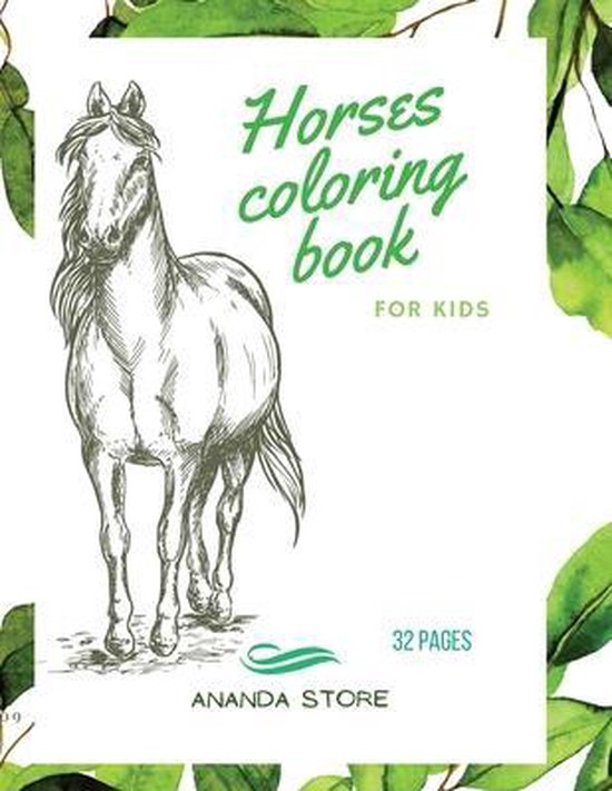 Horses Coloring Book