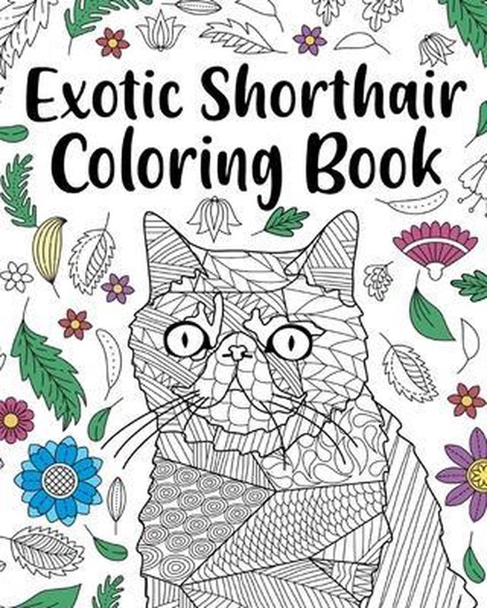 Exotic Shorthair Coloring Book