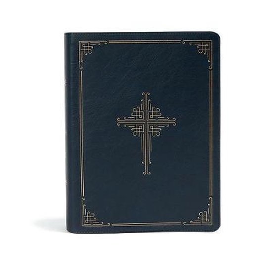 CSB Ancient Faith Study Bible, Navy LeatherTouch