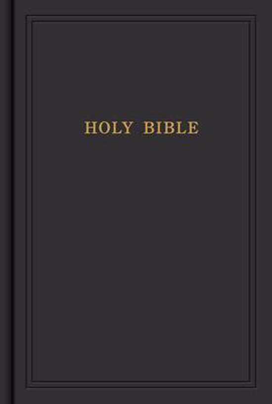 KJV Pew Bible, Black Hardcover