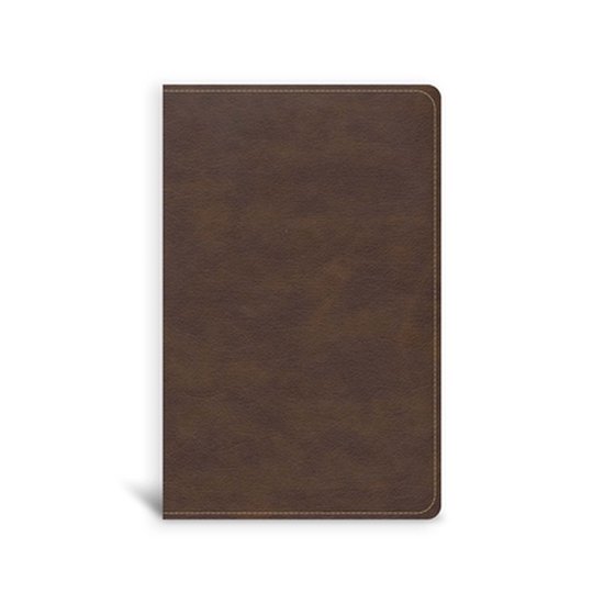 CSB Single-Column Compact Bible, Brown