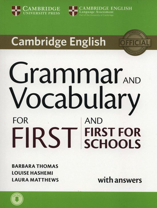 Cambridge English Grammar and Vocabulary for First and First