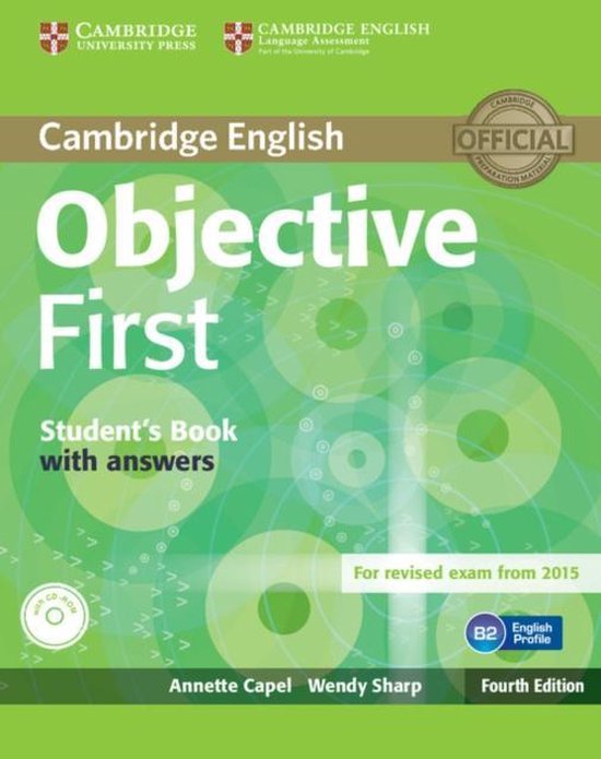 Objective First - 4th edition student's book with answers