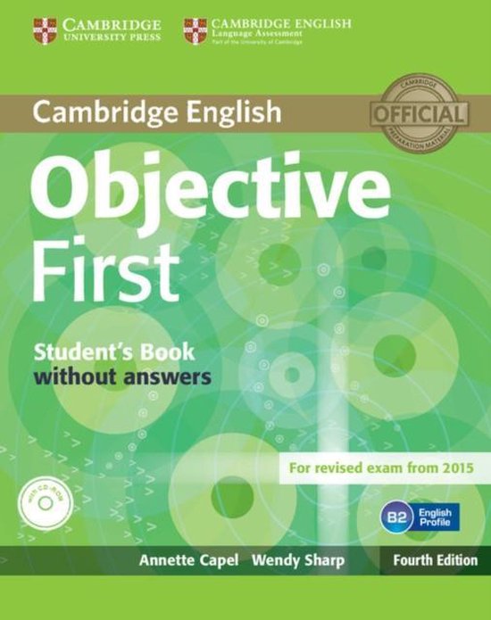 Objective First - 4th edition student's book without answers