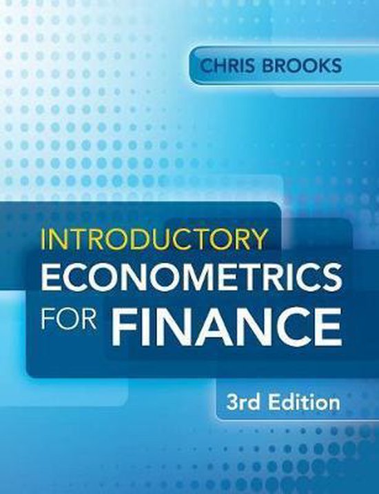 Introductory Econometrics for Finance